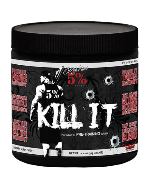 5% Nutrition Kill It 288g - Blue Raspberry - pre workout without caffeine