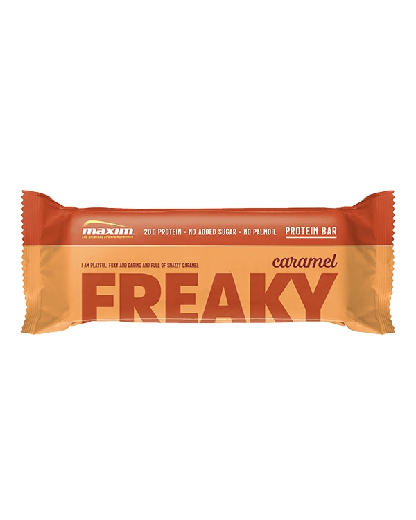 Maxim Freaky Caramel Proteinbar 55g - men