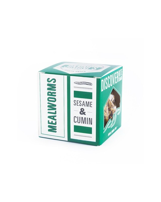 Jiminis - Mealworms Sesame & Cumin 18g - high protein food