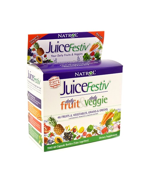Natrol JuiceFestiv 120 Caps - vitamin for