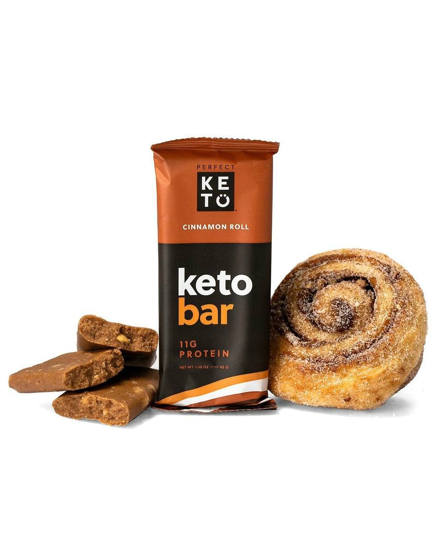 Perfect Keto Keto Bars - Cinnamon Roll 45g - body fuel