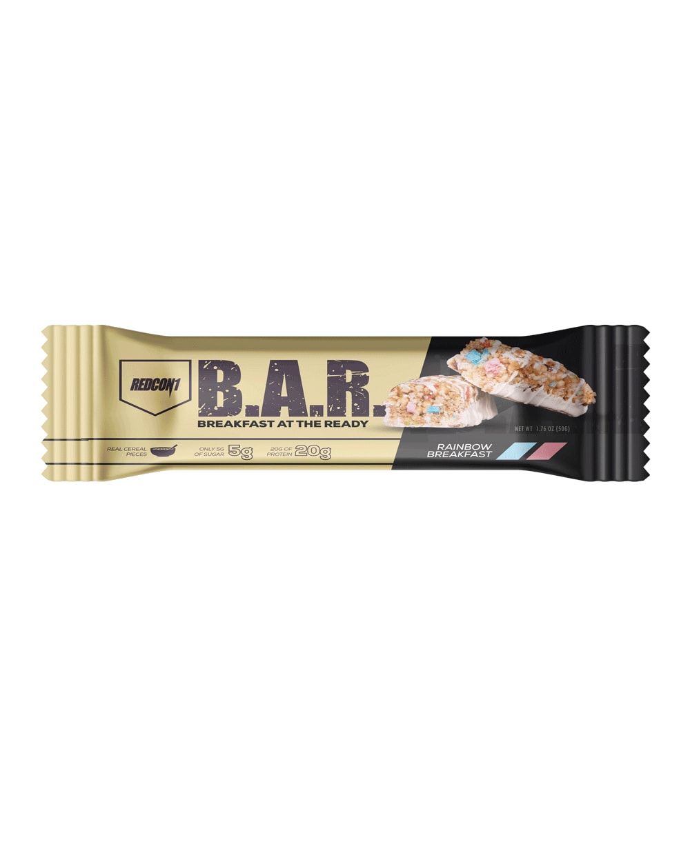 Redcon1 B.A.R. Crunchy Cinnamon Bits 50g - whey protein isolate