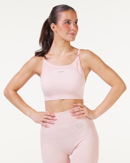 Bumpro Power Up! Bra Pink Melange