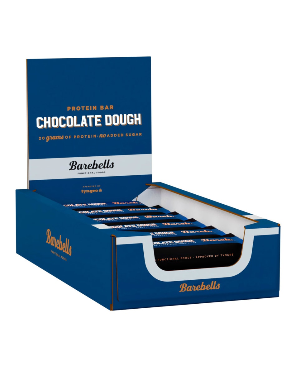 Barebells Protein Bar Chocolate Dough 12x55g - tights.no