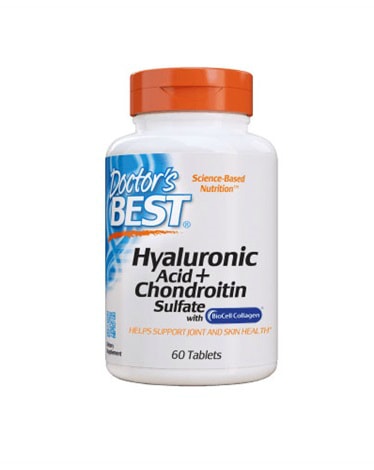 Doctor's Best Hyaluronic Acid & Chondroitin Sulfate 60 Caps - the body