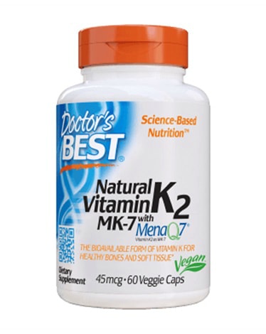 Doctor's Best Natural Vitamin K2 MenaQ7 - the body