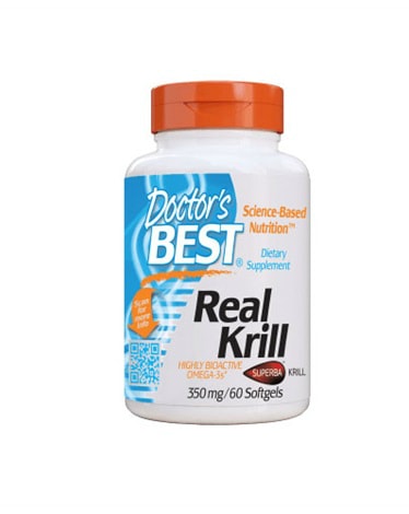 Doctor's Best Real Krill 60x350mg - dha omega