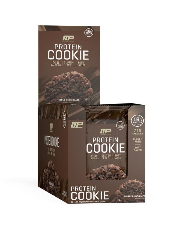 MusclePharm Protein Cookie - Triple Chocolate 12x52g - the best diet