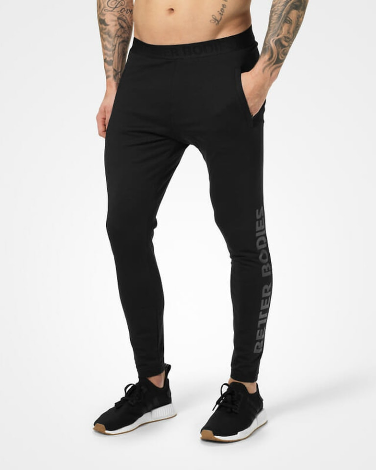 Better Bodies Hudson jersey pants Black Tights.no