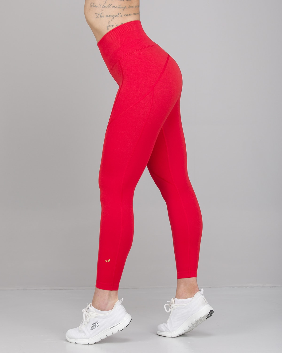 Jerf Pine Tights Red - M - high waist