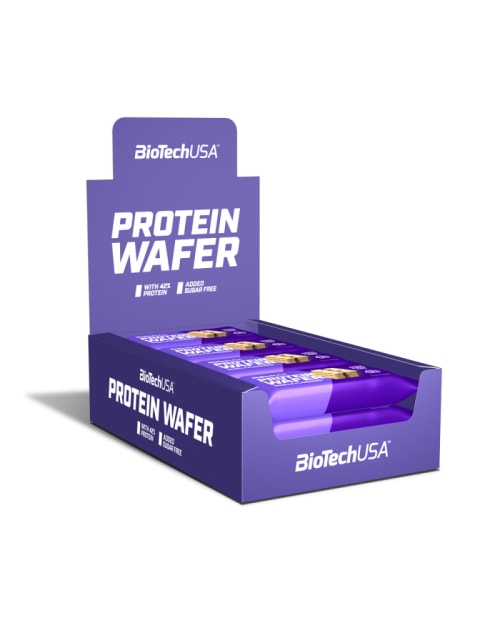 BioTech Protein Wafer Vanilla 12x35g - cocoa powder