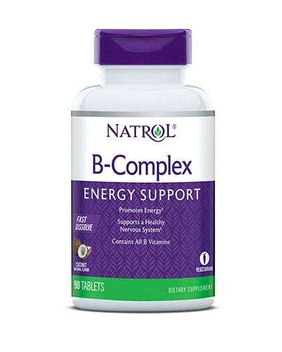 Natrol B-Complex Fast Dissolve 90 Caps - in protein