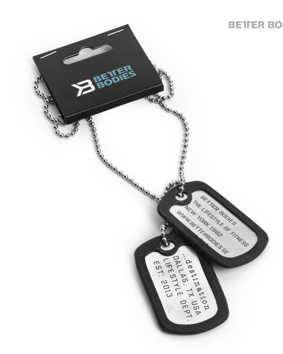 Better Bodies BB Army Tag Metal - zinc