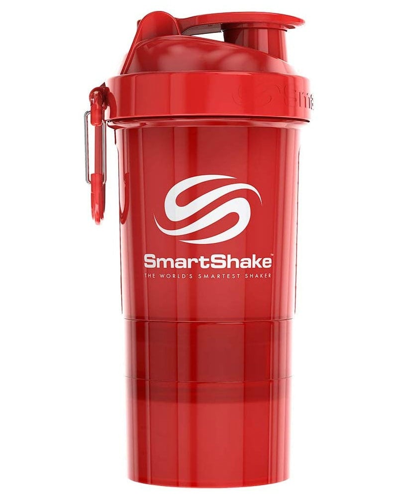 SmartShake Original2Go - Neon Red 800ml - protein powder for
