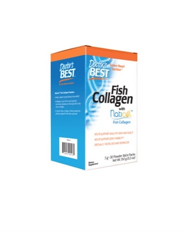 Doctor's Best - Fish Collagen w TruMarine (5gr) - 30 sticks - weight