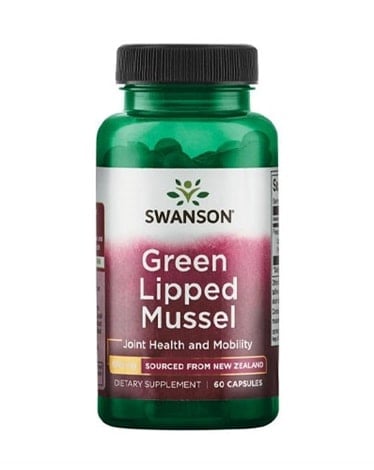 Swanson - Green Lipped Mussel - 500mg - 60 caps - protein for