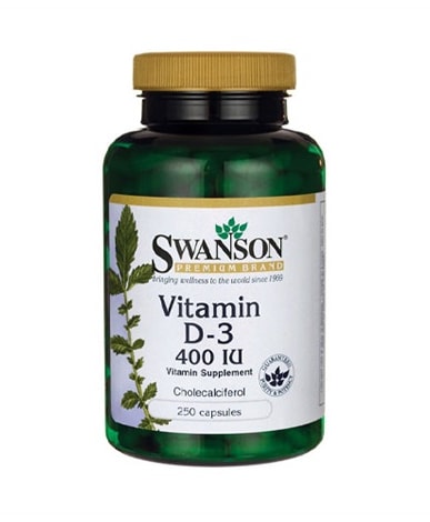 Swanson - Vitamin D-3 - 400IU - 250 caps - the body