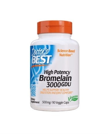 Doctor's Best 3000 GDU Bromelain 90 Caps - the body