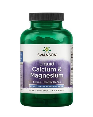 Swanson - Liquid Calcium & Magnesium - 100 softgels - the