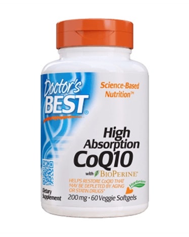 Doctor's Best - CoQ10 (200mg) - 60 veggie gels - exercise