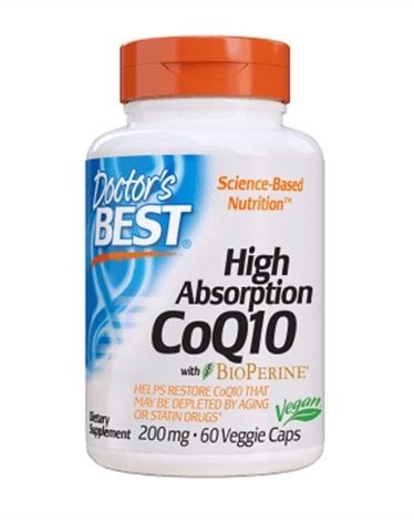 Doctor's Best - CoQ10 (200mg) - 180 veggie caps - the body