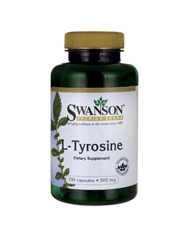 Swanson - L-Tyrosine - 500mg - 100caps - magnesium supplement