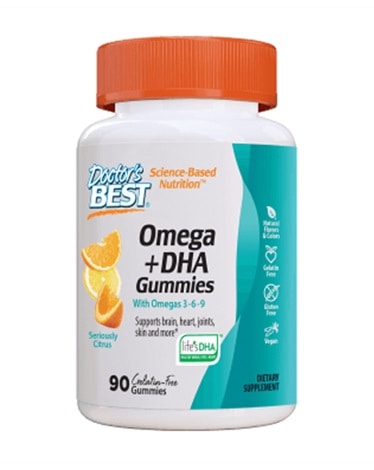 Doctor's Best - Omega3 + DHA Gummies - 90 gummies - vitamin