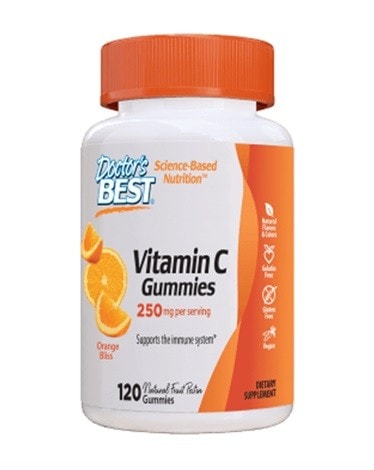 Doctor's Best - Vitamin C Gummies (250mg) - 120 gummies - collagen drink