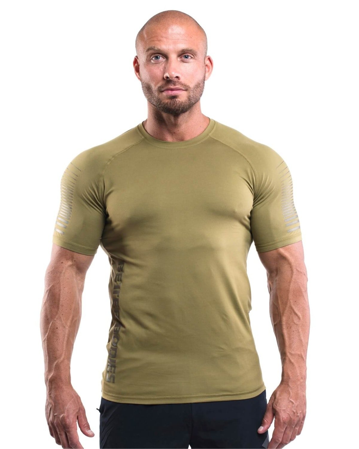 Better Bodies Performance PWR Tee - Military Green - XXL - the