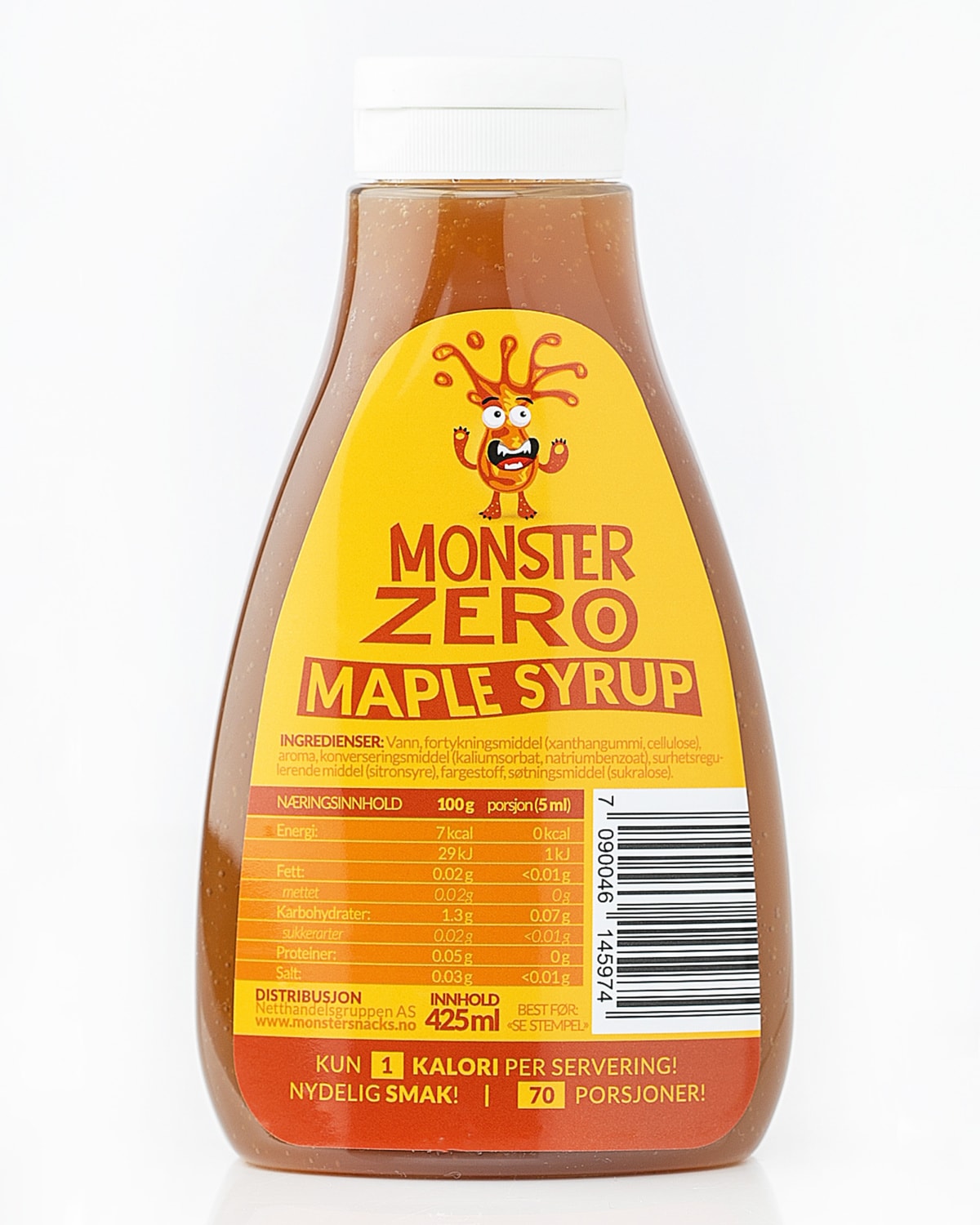 Monster Zero Calorie Syrup Maple Syrup 425ml Tights.no