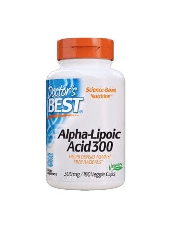 Doctor's Best Alpha-Lipoic Acid - 180x300mg - vitamin for