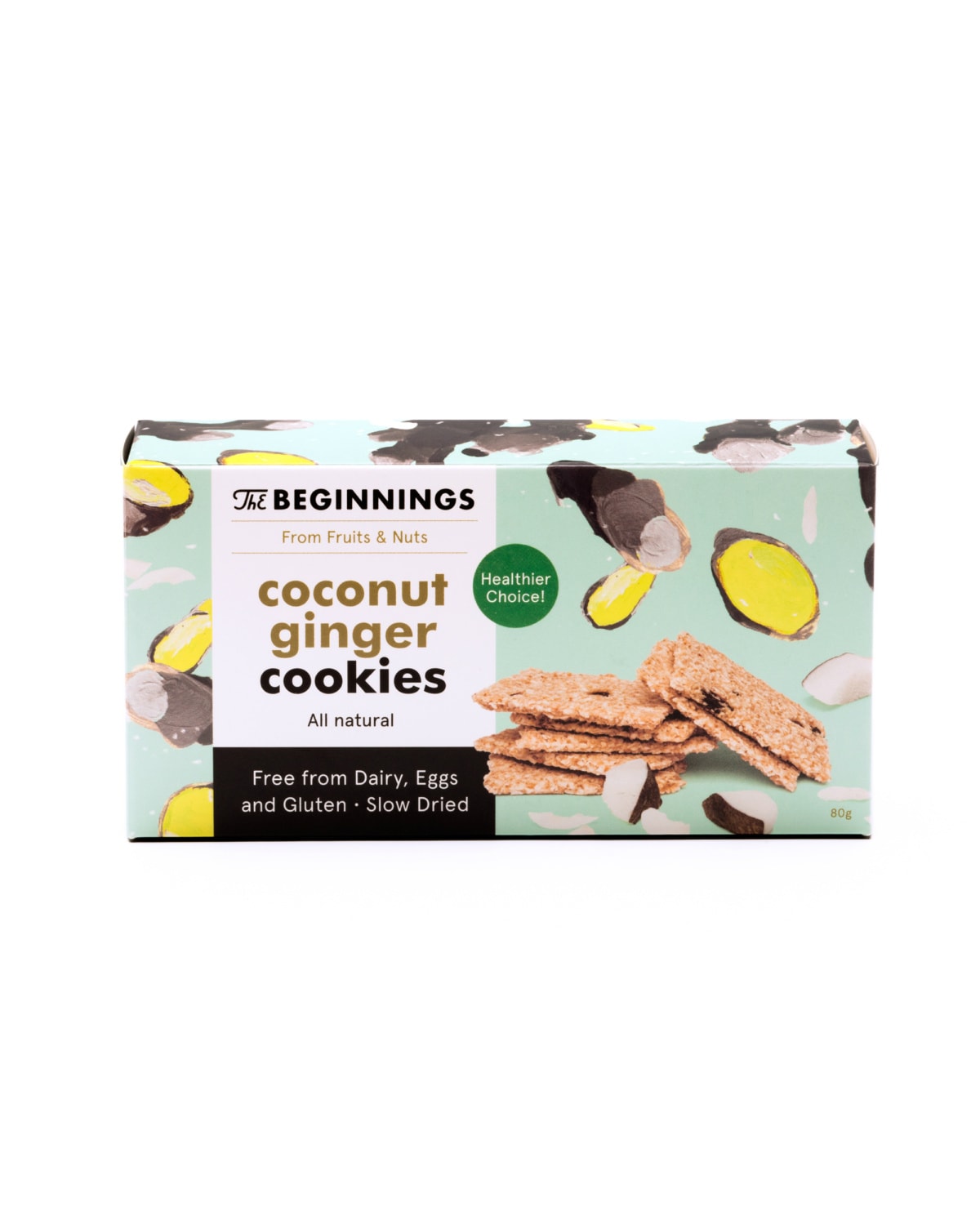 TheBeginnings Vegan Coconut Ginger Cookie 80g - vanilla protein