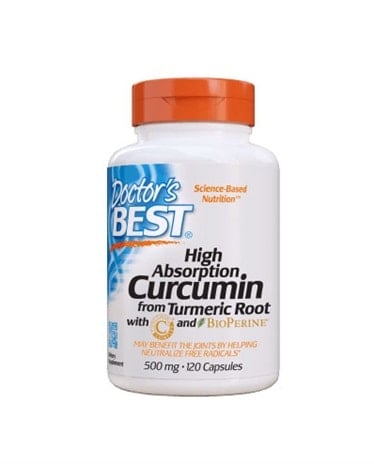 Doctor's Best - Curcumin C3 Complex (500mg) - 120 caps - the