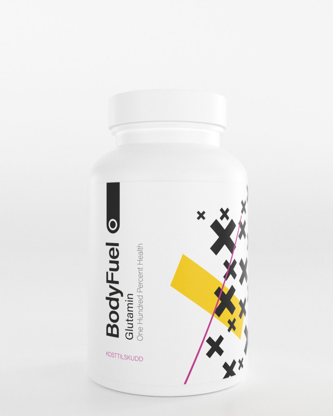 BodyFuel Glutamine 90x500mg - kosttilskudd