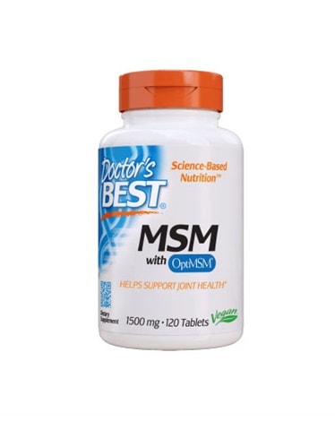 Doctor's Best - MSM (1500mg) - 120 tablets - collagen powder