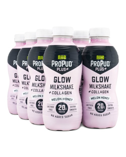 ProPud Glow Collagen Milkshake - Honey Melon 8x330ml - protein for