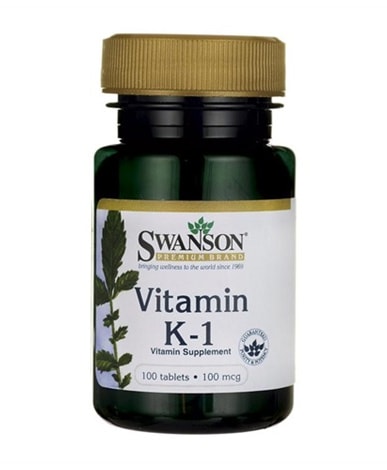 Swanson - Vitamin K-1 - 100mcg - 100 tabs - is