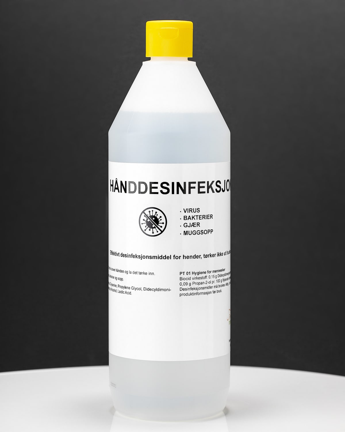 Hånddesinfeksjon 6x1 liter - SEKS LITER - godt