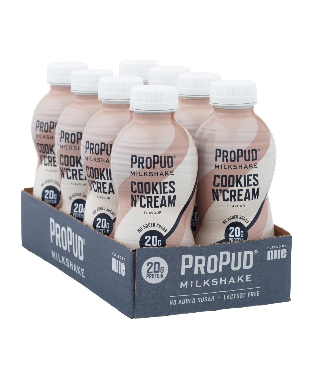 NJIE ProPud Milkshake - Cookies & Cream 8x330ml - protein for