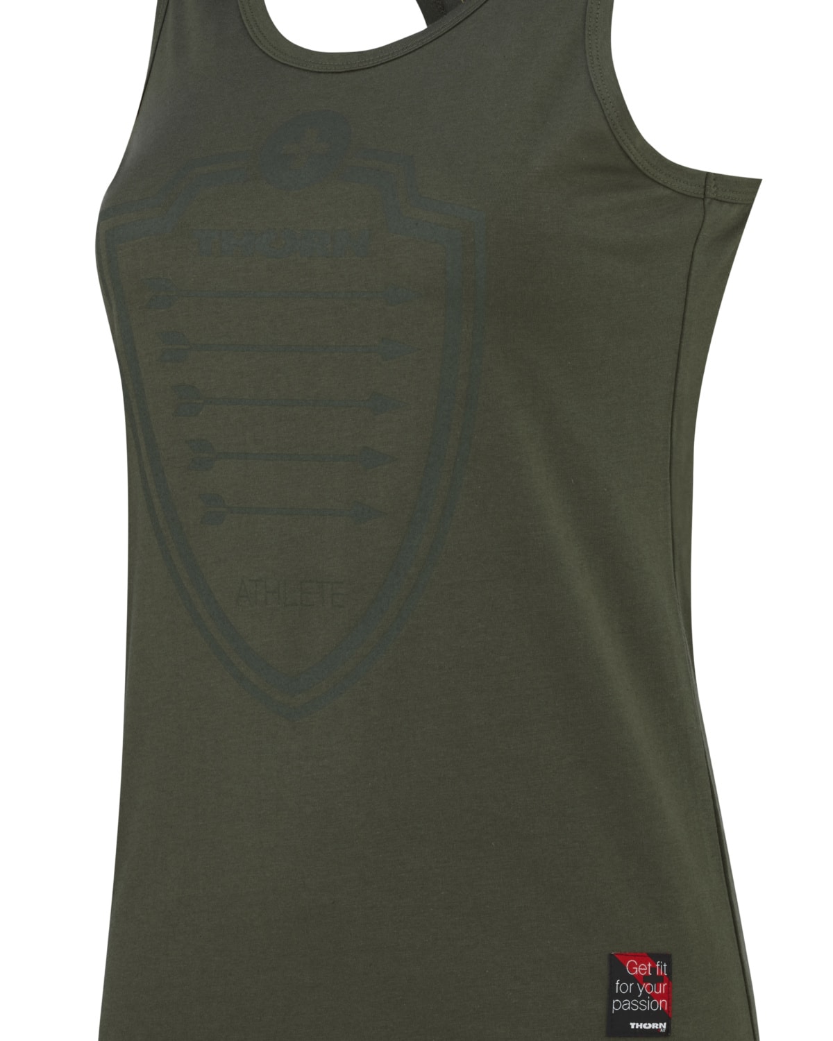 Thornfit Lady Tank Top Arrow - Army Green - XS - til trening