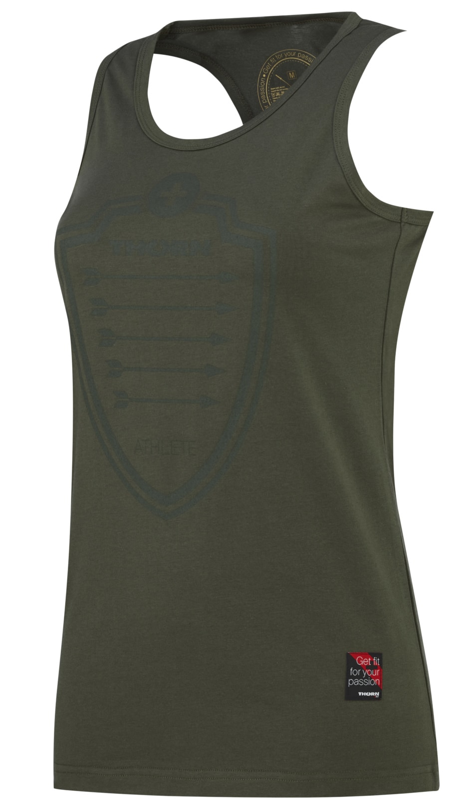Thornfit Lady Tank Top Arrow Army Green Tights.no