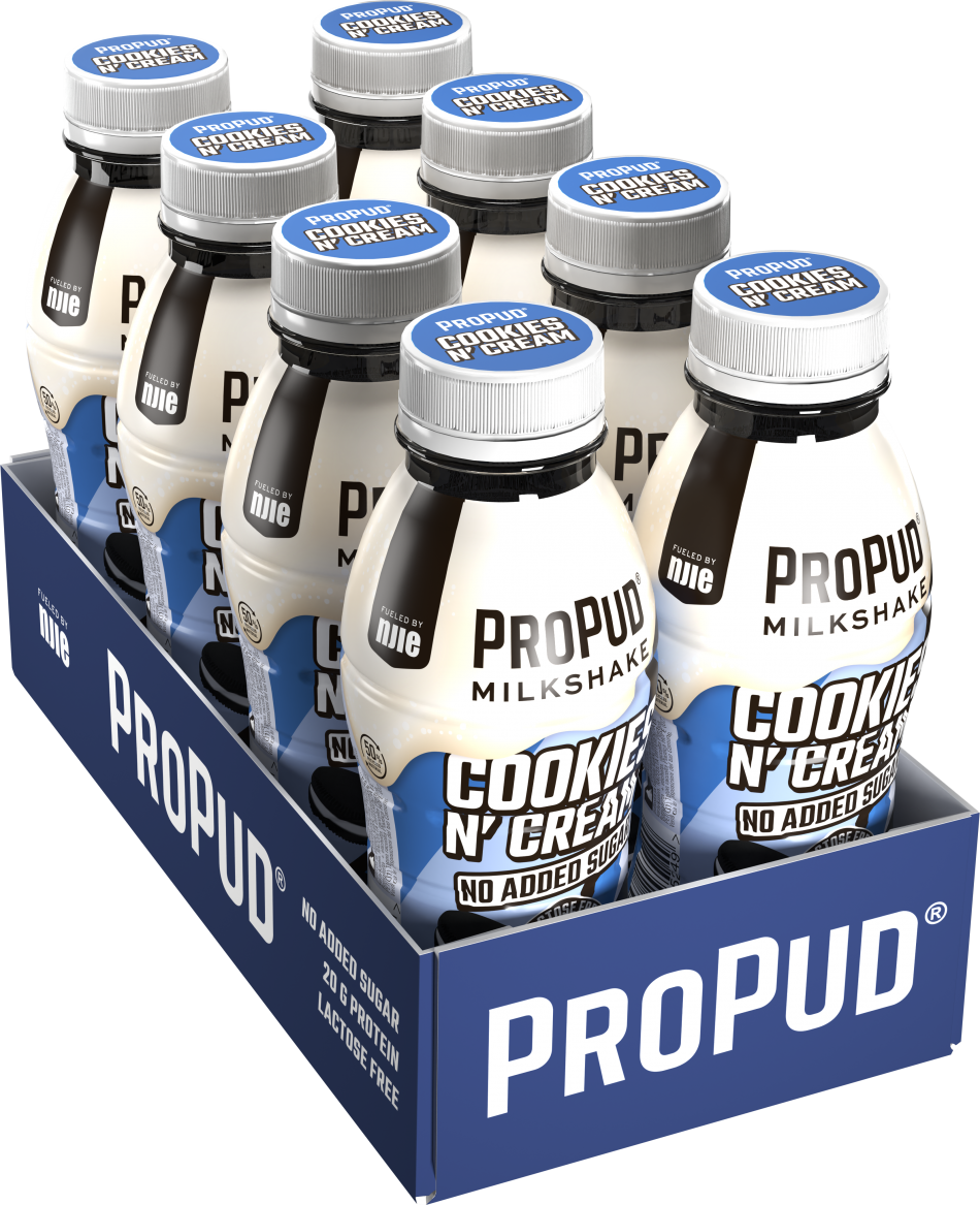 NJIE ProPud Milkshake Cookies &amp; Cream 8x330ml