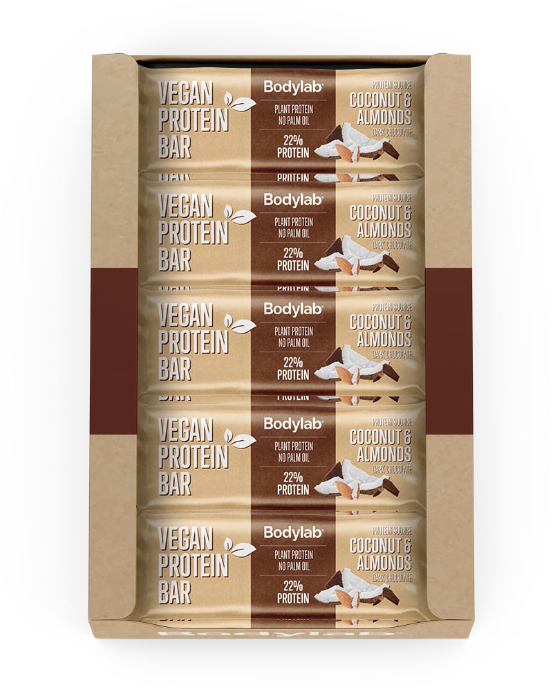 Bodylab Vegan Bar - Coconut & Almonds 20x40g - protein for
