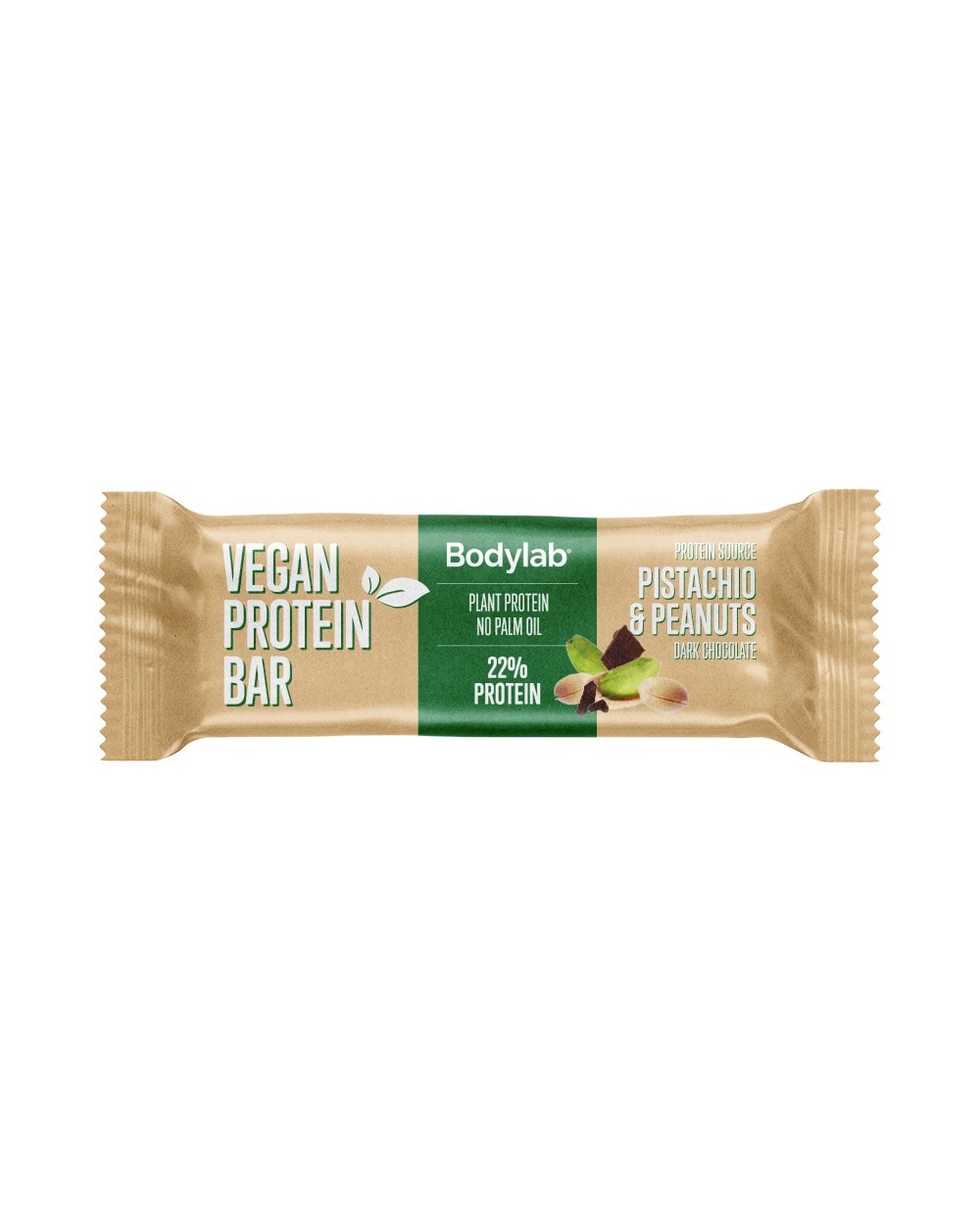 Bodylab Vegan Bar - Pistachio & Peanut 40g - protein for