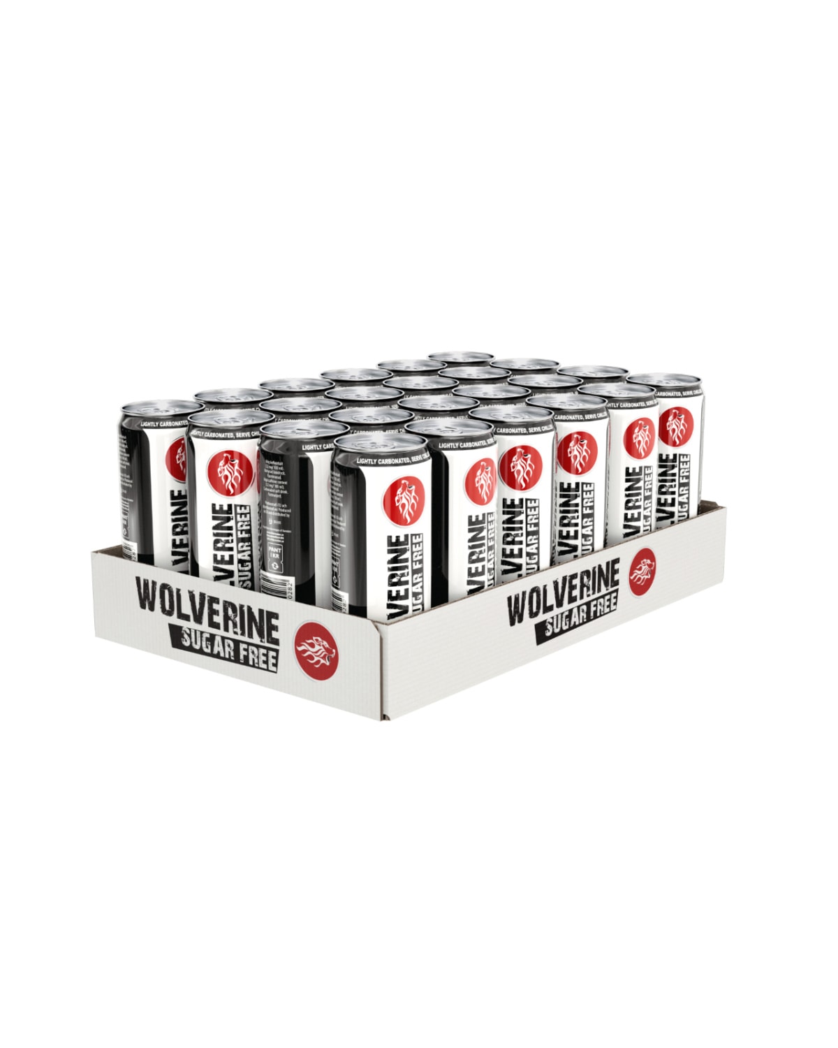 Wolverine Energy Drink 24x250ml - Sugar Free - uten salt
