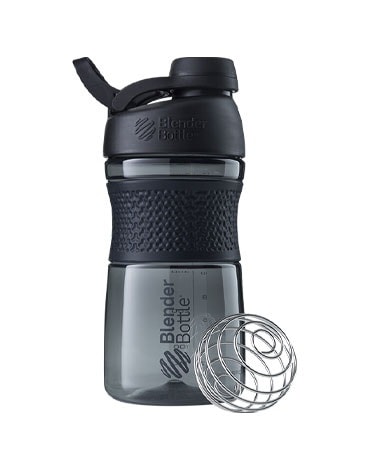 Blender Bottle SportsMixer Twist 590ml - Black - are protein shakes