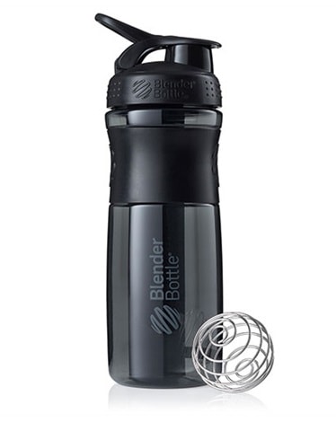 Blender Bottle SportsMixer 820ml - Black - are protein shakes