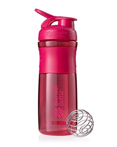 Blender Bottle SportsMixer 820ml - Pink - are protein shakes
