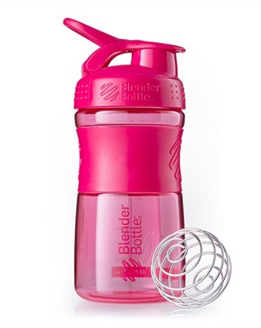 Blender Bottle SportsMixer 590ml - Pink - are protein shakes