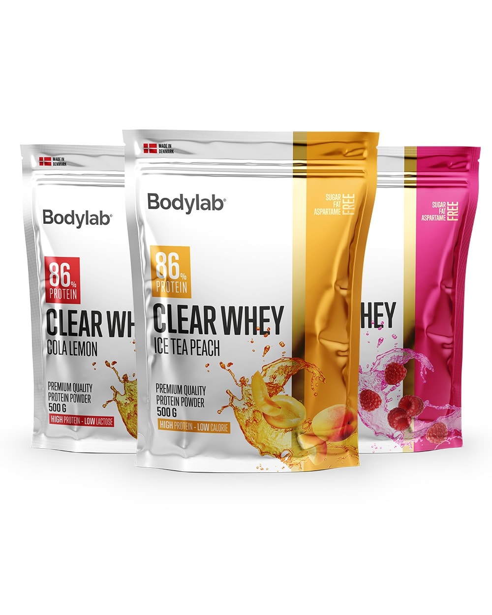 Bodylab Clear Whey 3x500g - proteinpulver